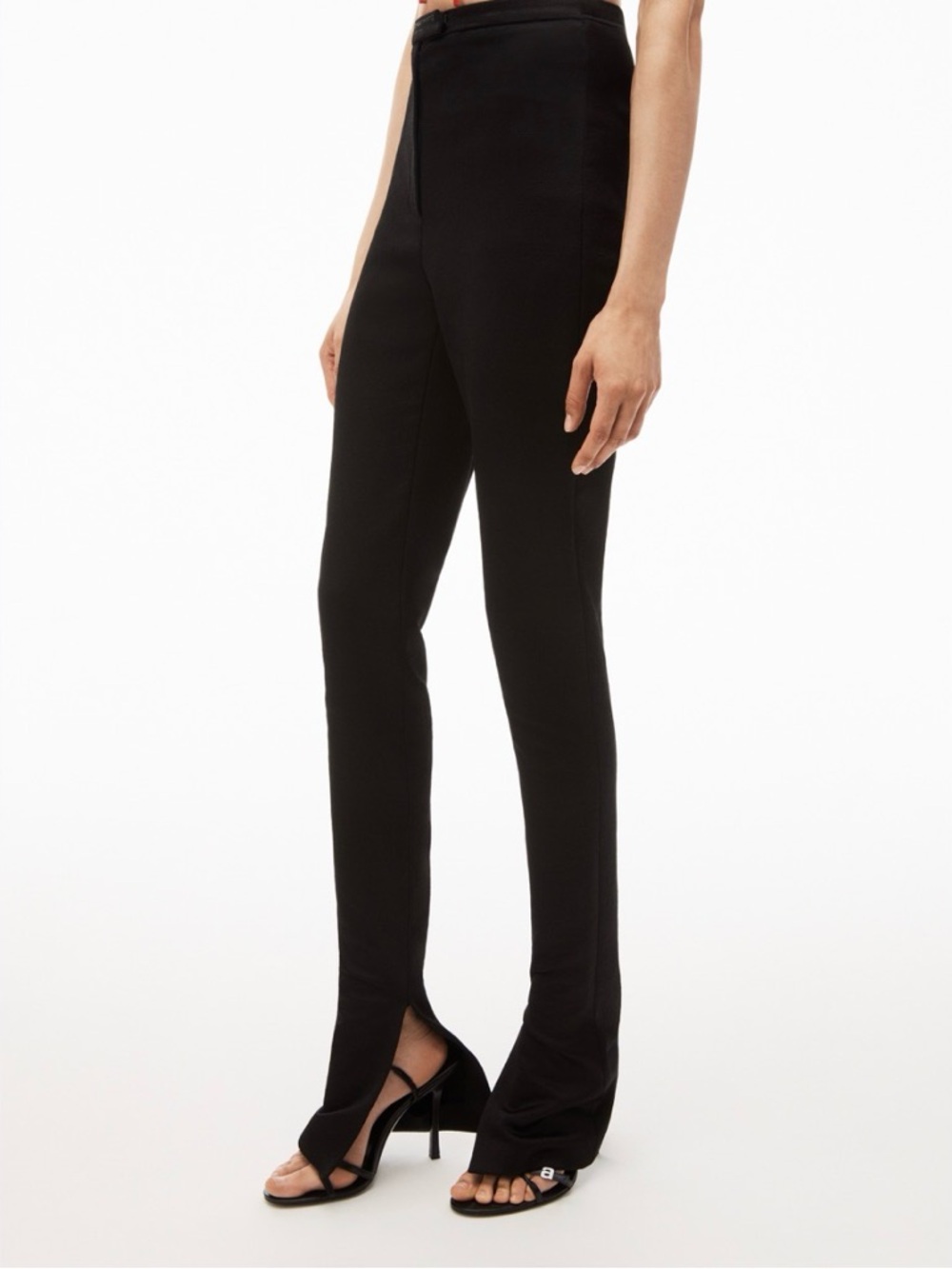 ALEXANDER WANG TAILORED SPLIT HEM LEGGINGS IN STRETCH SIZE 4